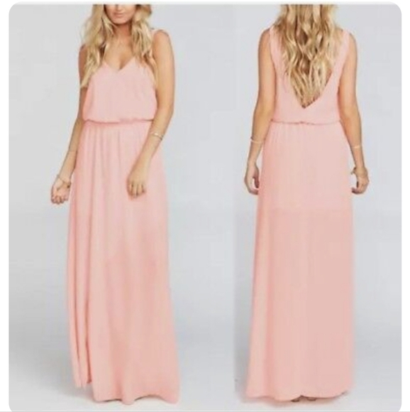 Show Me Your Mumu Kendall Maxi dress pink sz medium - Picture 1 of 6